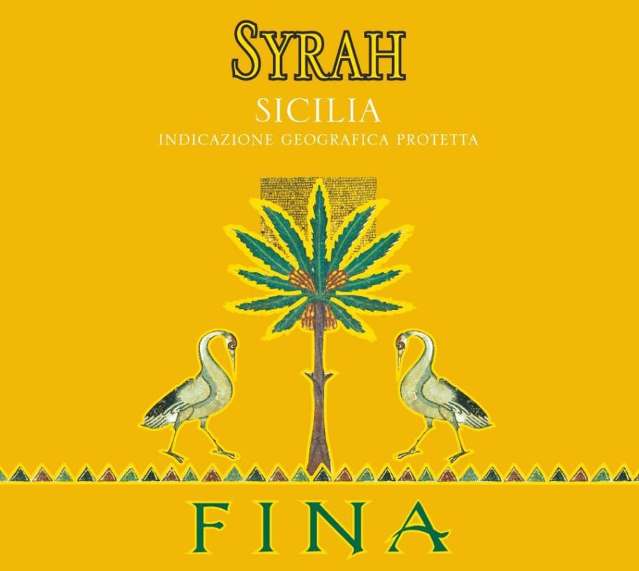 Cantine Fina Sicilia Syrah 2012 Front Label