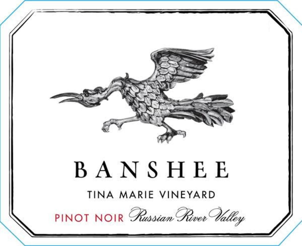 Banshee Tina Marie Vineyard Pinot Noir 2011 Front Label