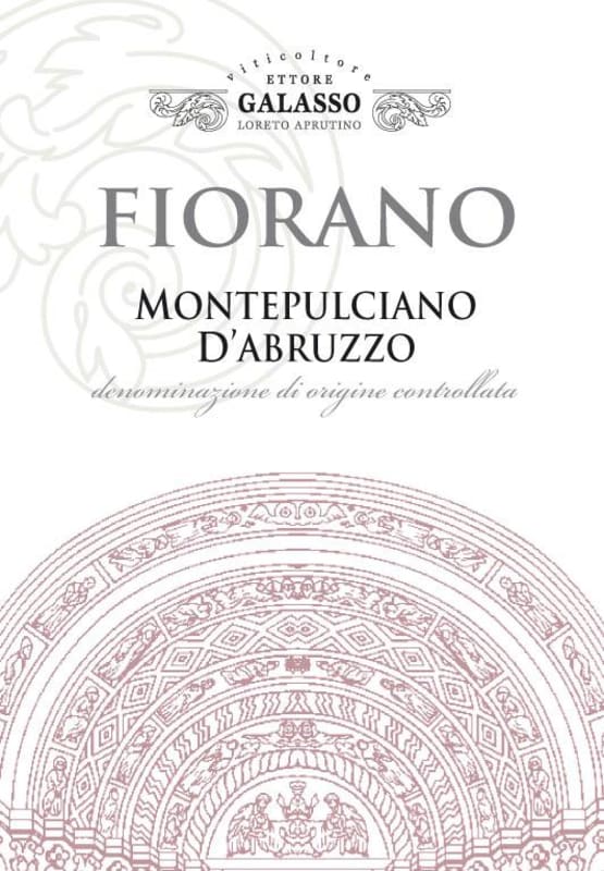 Cantine Galasso S.r.l. Montepulciano d'Abruzzo Fiorano 2013 Front Label