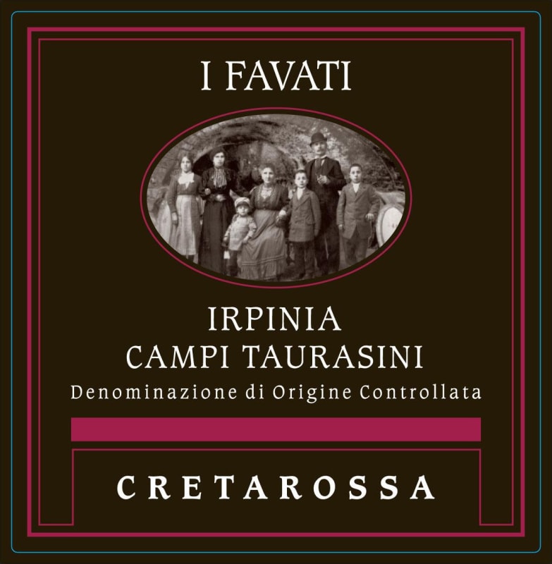 Cantine I Favati Irpinia Campi Taurasini Cretarossa 2010 Front Label