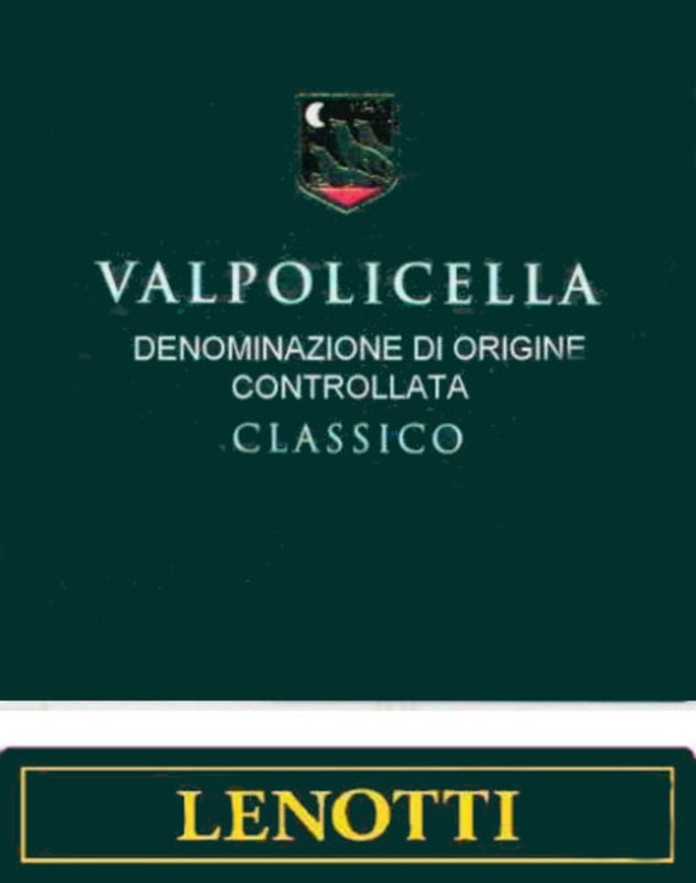 Cantine Lenotti Valpolicella Classico 2014 Front Label