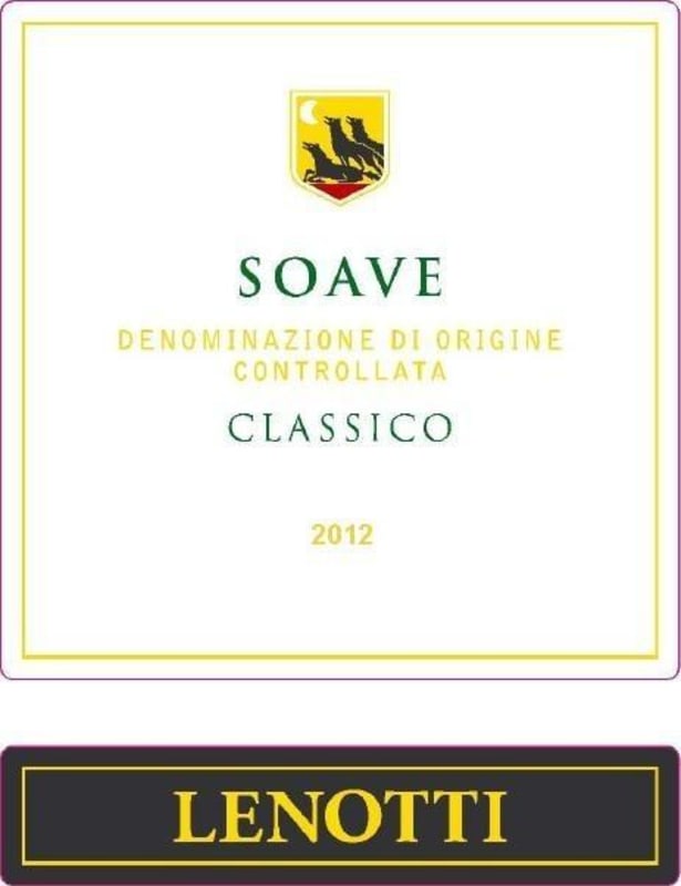 Cantine Lenotti Soave Classico 2012 Front Label