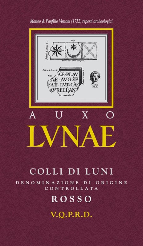 Cantine Lunae Bosoni Auxo Colli di Luni 2011 Front Label