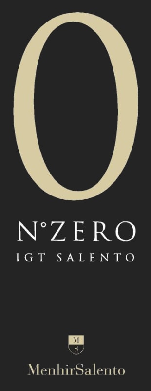 Cantine Menhir Salento Salento N. Zero 2008 Front Label