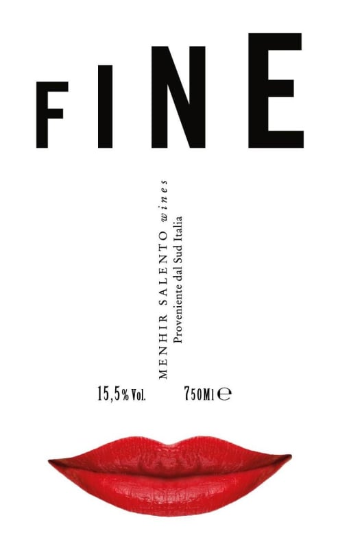 Cantine Menhir Salento Salento Fine Negroamaro 2010 Front Label