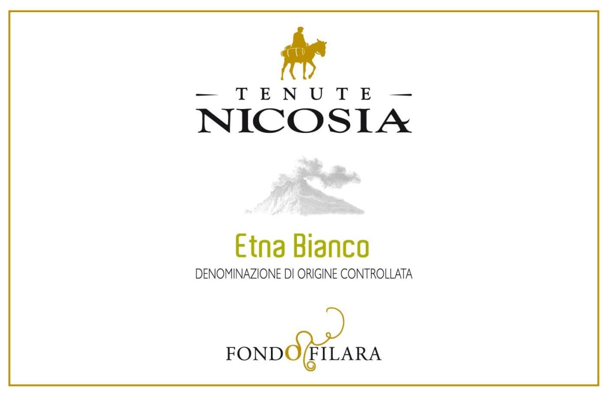 Nicosia Etna Fondo Filara Bianco 2014 Front Label