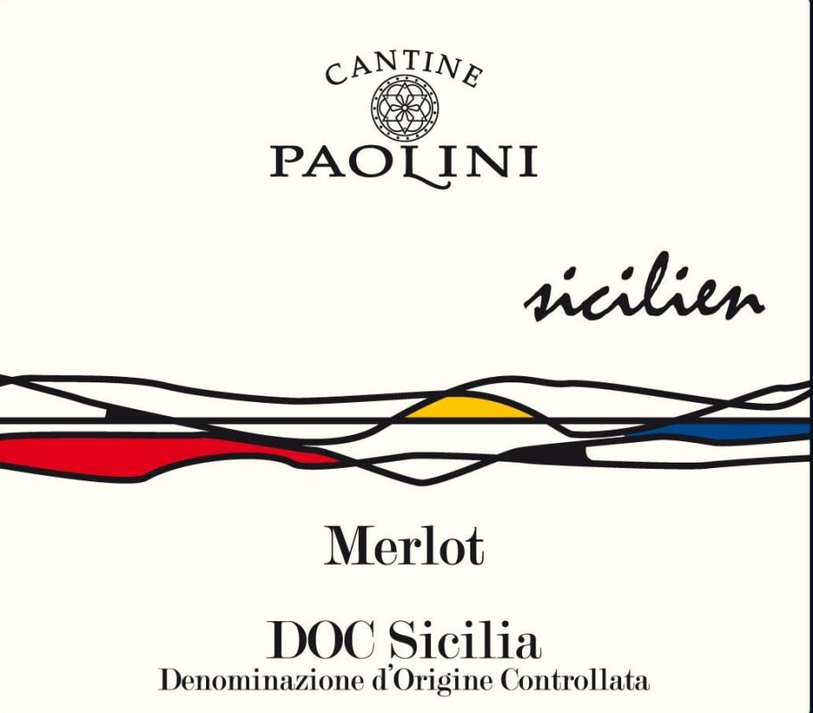 Cantine Paolini Sicilia Merlot 2014 Front Label