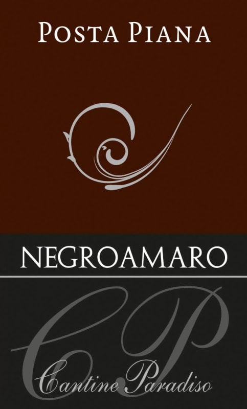 Cantine Paradiso Puglia Posta Piana Negroamaro 2012 Front Label