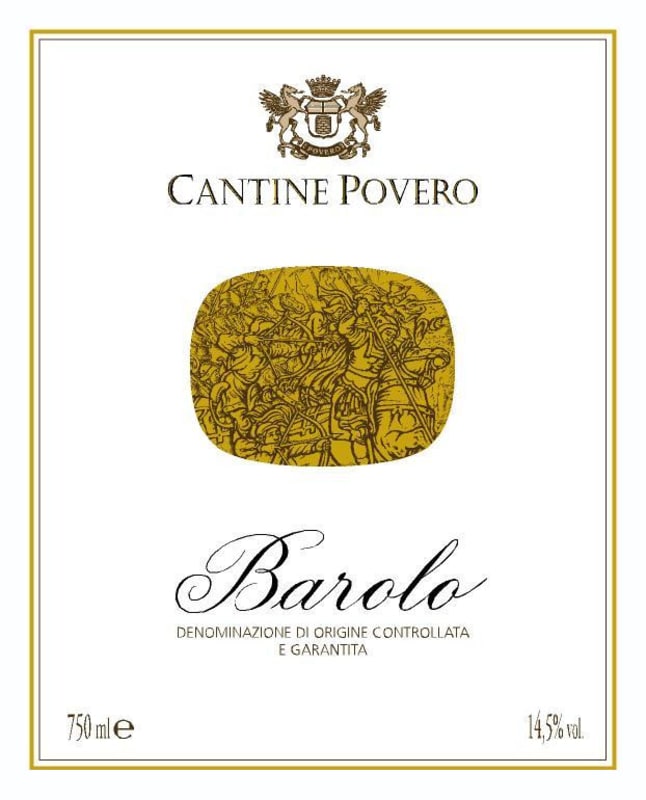 Cantine Povero Barolo 2010 Front Label