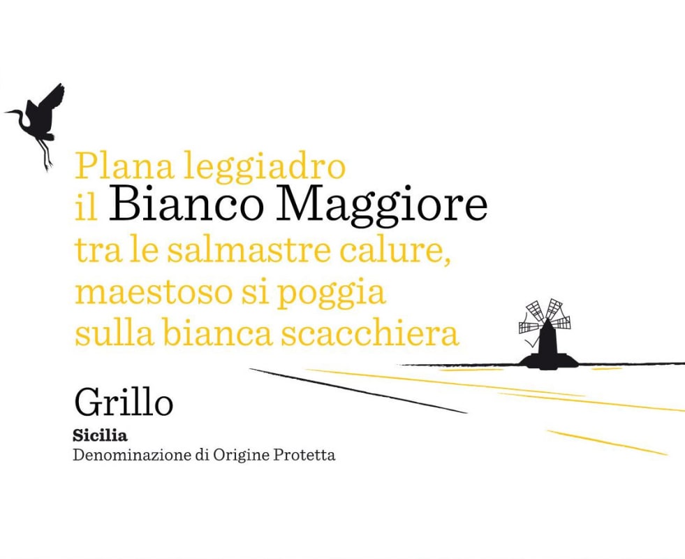 Cantine Rallo Maggiore Grillo Bianco 2014 Front Label