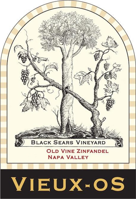 Schrader Vieux-OS Black Sears Vineyard Old Vine Zinfandel 2011 Front Label