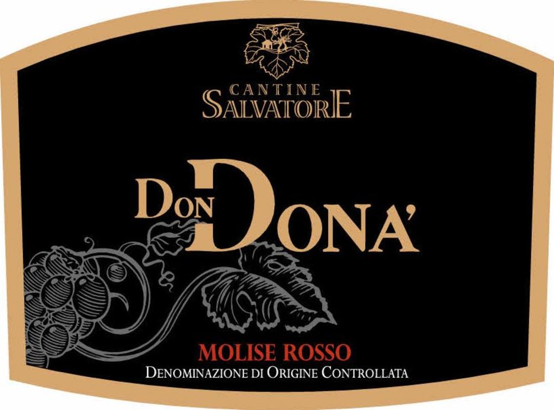 San Salvatore Molise Rosso Don Dona 2009 Front Label