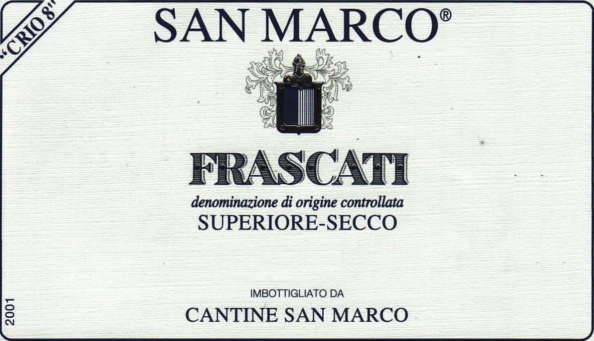 Cantine San Marco Crio 8 Frascati Superiore 2012 Front Label