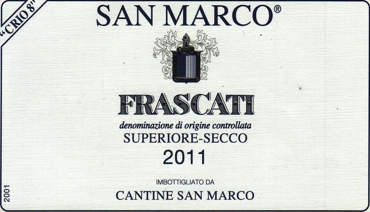 Cantine San Marco Crio 8 Frascati Superiore 2011 Front Label