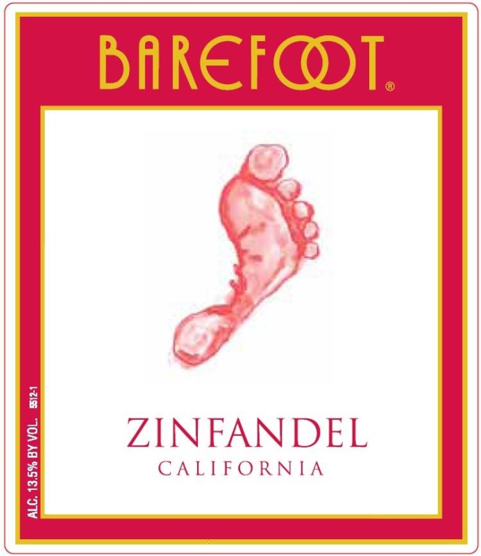 Barefoot Zinfandel 2003 Front Label