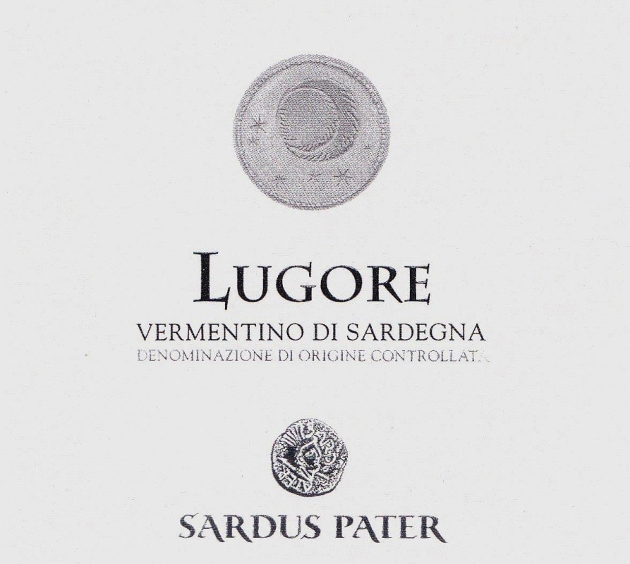 Cantine Sardus Pater Vermentino di Sardegna Lugore 2012 Front Label