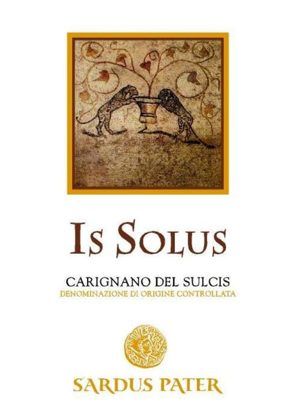 Cantine Sardus Pater Carignano del Sulcis Is Solus 2010 Front Label