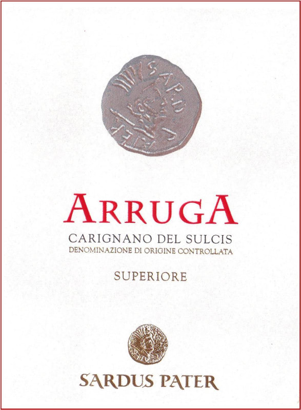 Cantine Sardus Pater Carignano del Sulcis Arruga Superiore 2007 Front Label