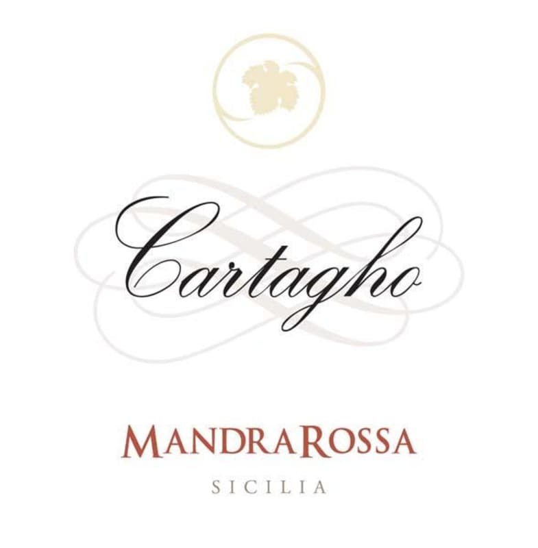 Cantine Settesoli Mandrarossa Cartagho Rosso 2012 Front Label