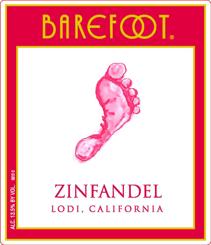 Barefoot Zinfandel 2009 Front Label