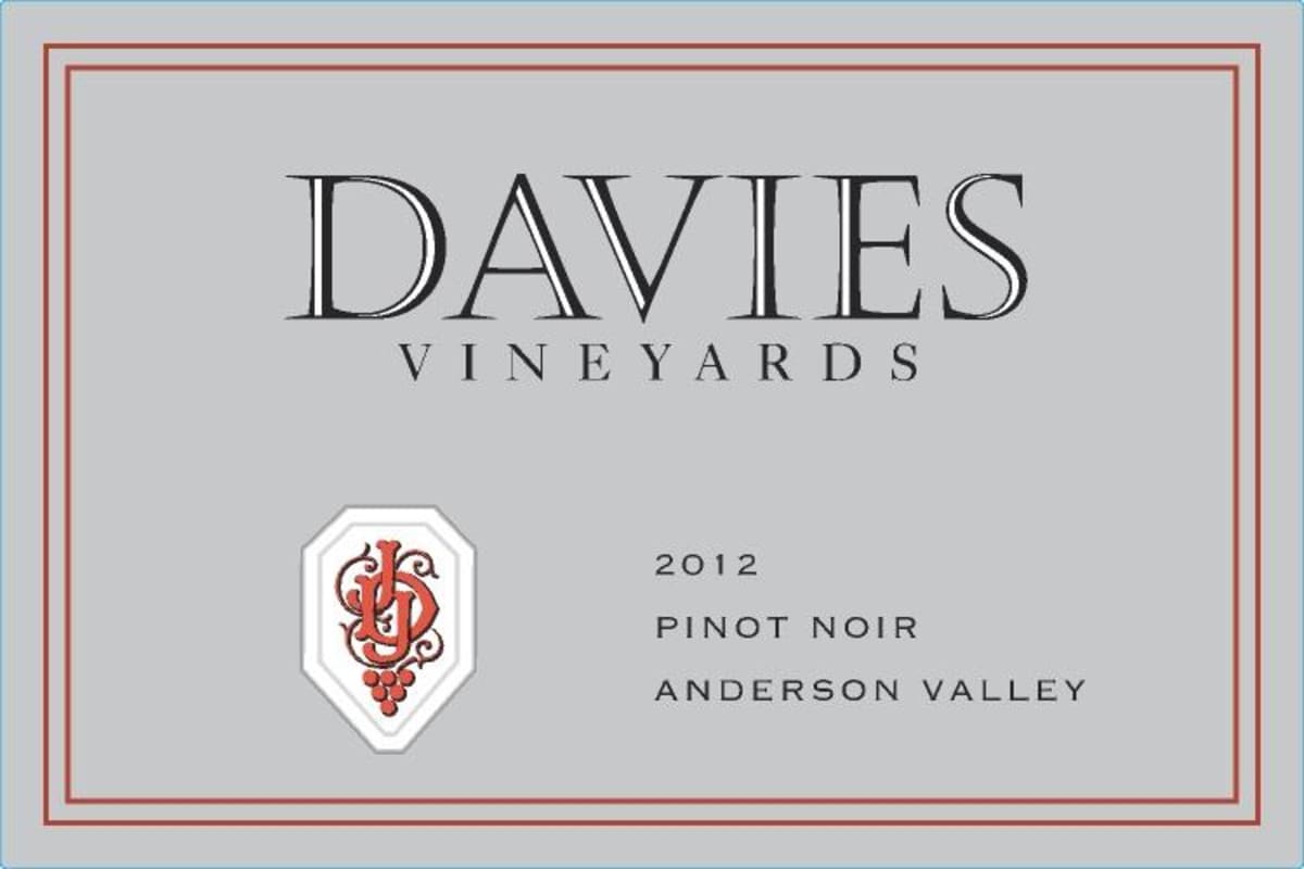 Davies Pinot Noir 2012 Front Label