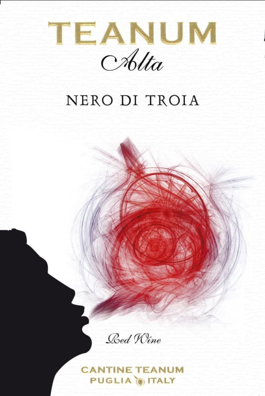 Cantine Teanum Alta Nero di Troia 2012 Front Label