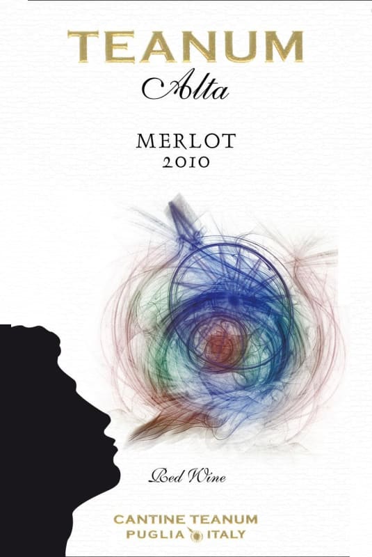 Cantine Teanum Alta Merlot Cabernet 2010 Front Label