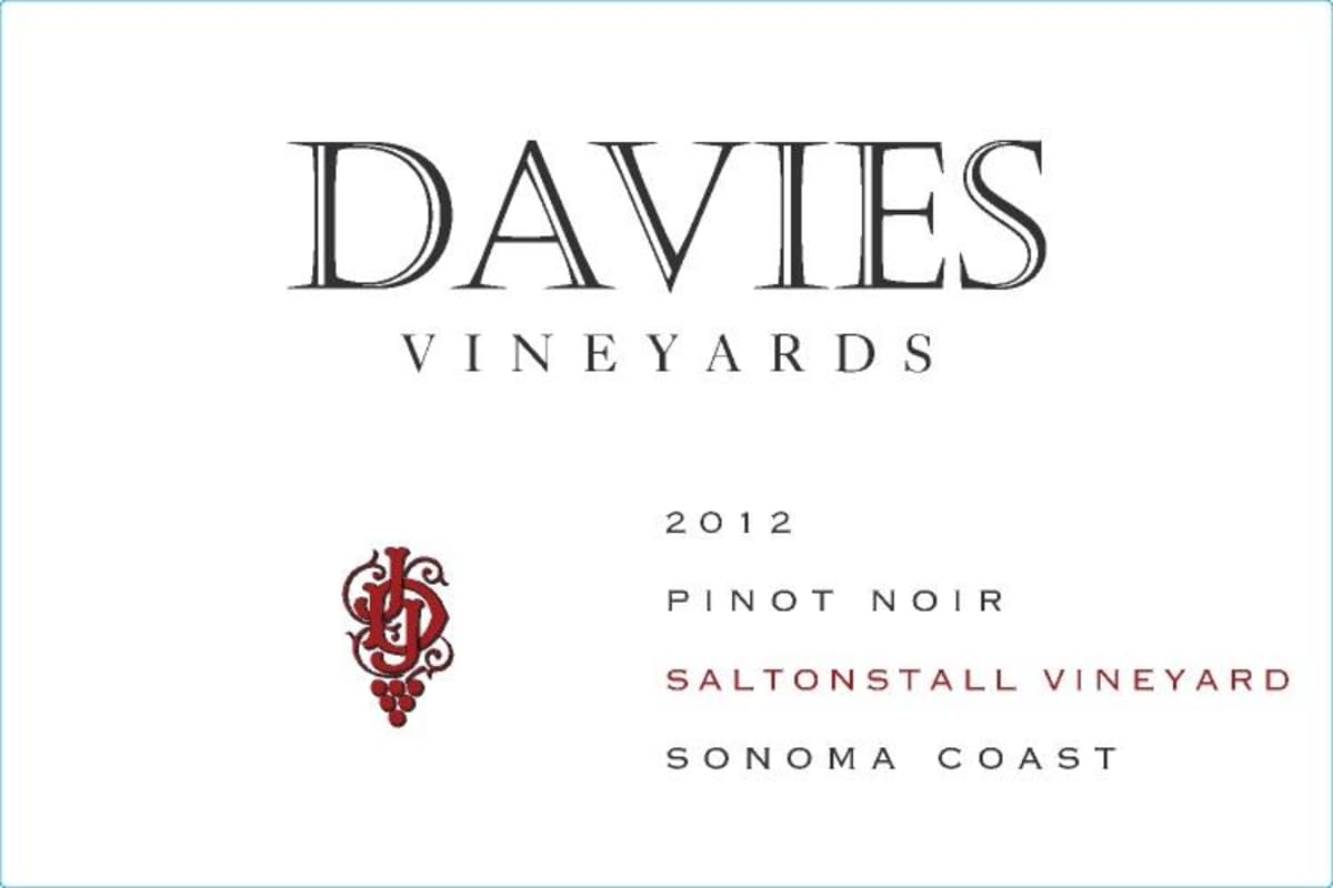 Davies Saltonstall Vineyard Pinot Noir 2012 Front Label
