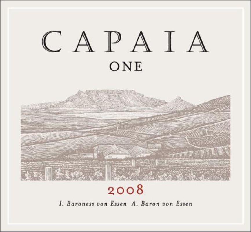 Capaia Wines Capaia One 2008 Front Label