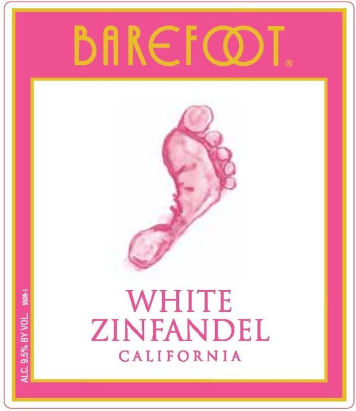 Barefoot White Zinfandel 2011 Front Label