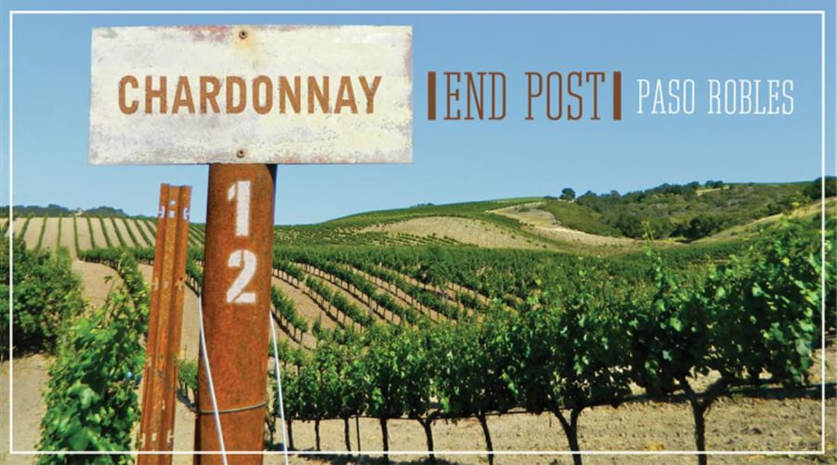 Adelaida End Post Chardonnay 2012 Front Label