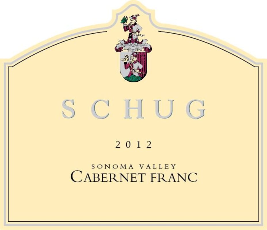 Schug Cabernet Franc 2012 Front Label