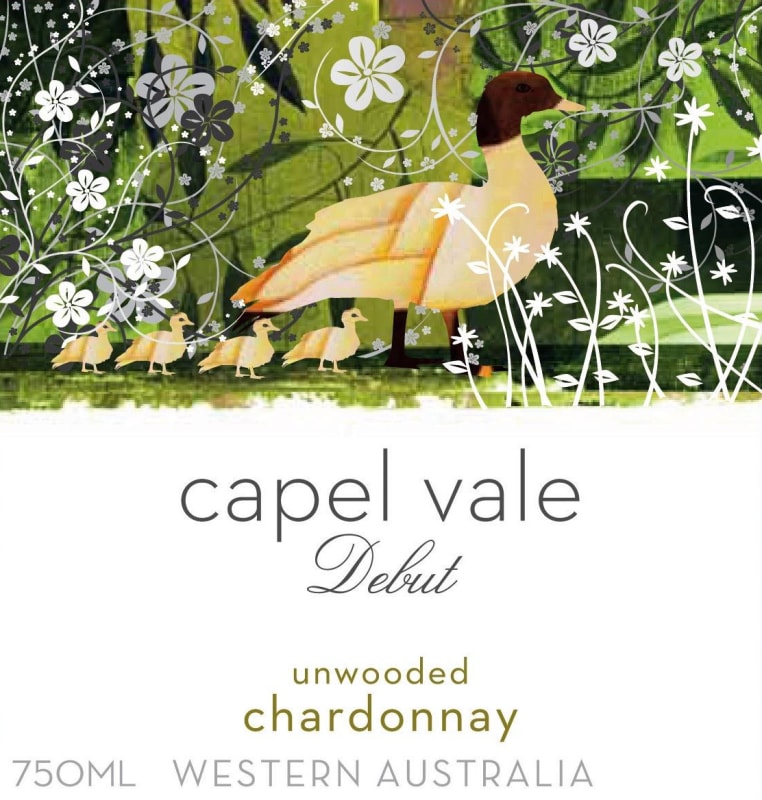 Capel Vale Winery Debut Unwooded Chardonnay 2009 Front Label