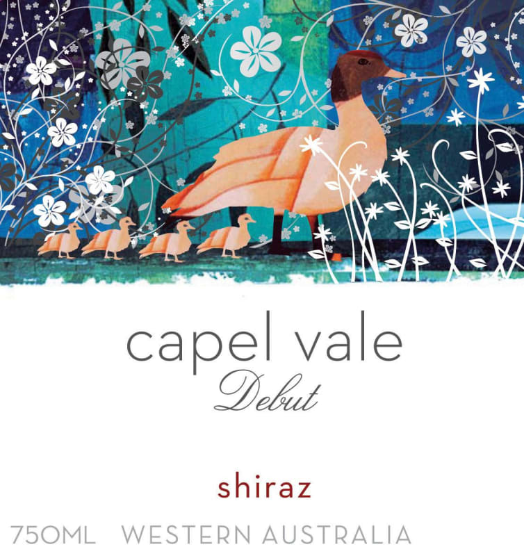 Capel Vale Winery Debut Shiraz 2015 Front Label