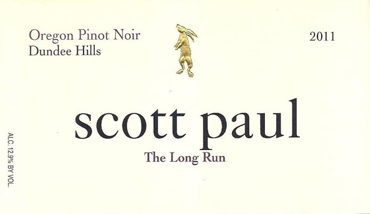 Scott Paul The Long Run Pinot Noir 2011 Front Label
