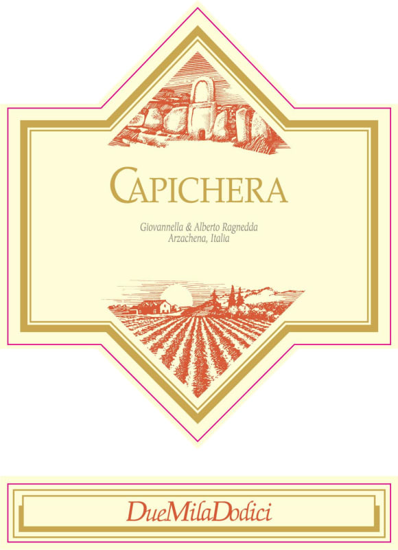 Capichera Isola dei Nuraghi Vermentino 2014 Front Label