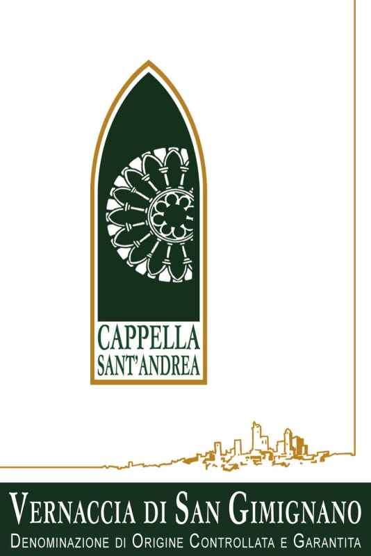 Cappella Sant'Andrea Vernaccia di San Gimignano 2014 Front Label
