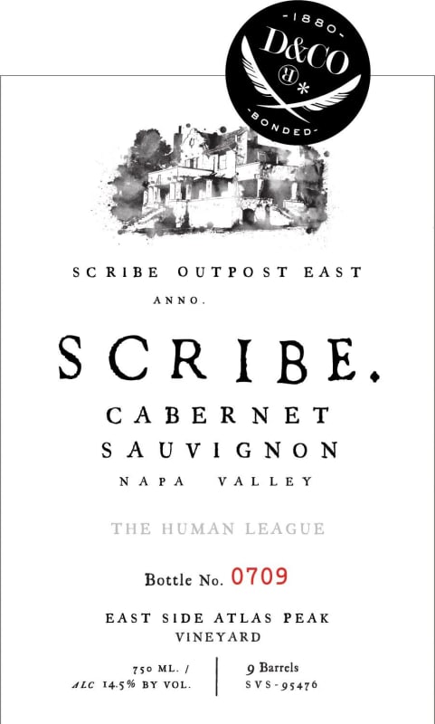 Scribe Outpost East Cabernet Sauvignon 2011 Front Label