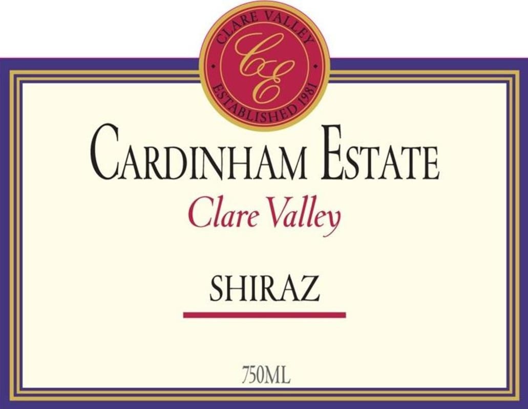 Cardinham Estate Shiraz 2009 Front Label