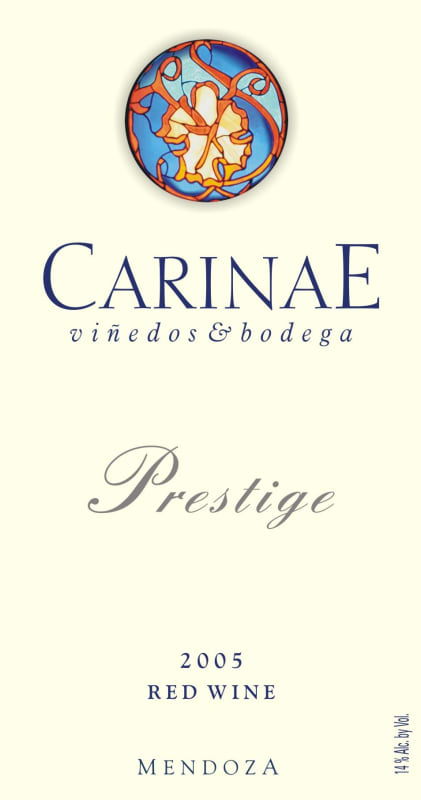 Carinae Vinedos & Bodega Mendoza Prestige 2005 Front Label