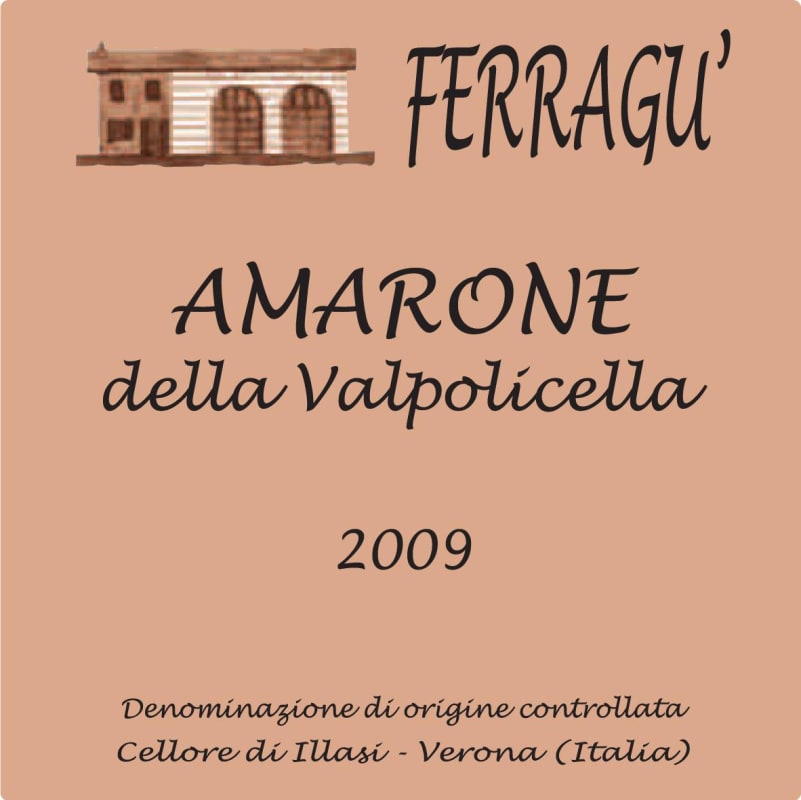Carlo Ferragu Amarone della Valpolicella 2009 Front Label