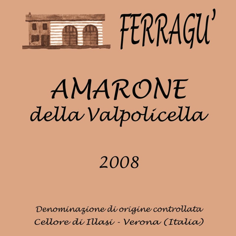 Carlo Ferragu Amarone della Valpolicella 2008 Front Label