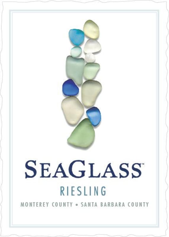 SeaGlass Riesling 2015 Front Label