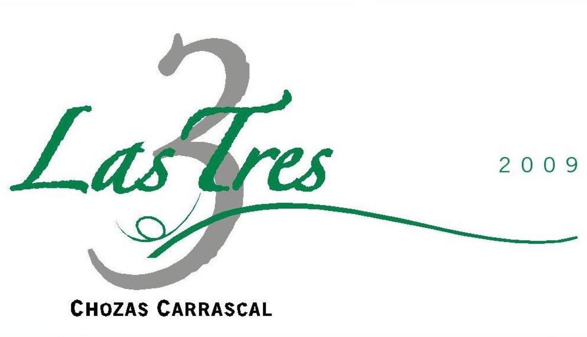Carrascal Estate Las Tres 3 2009 Front Label