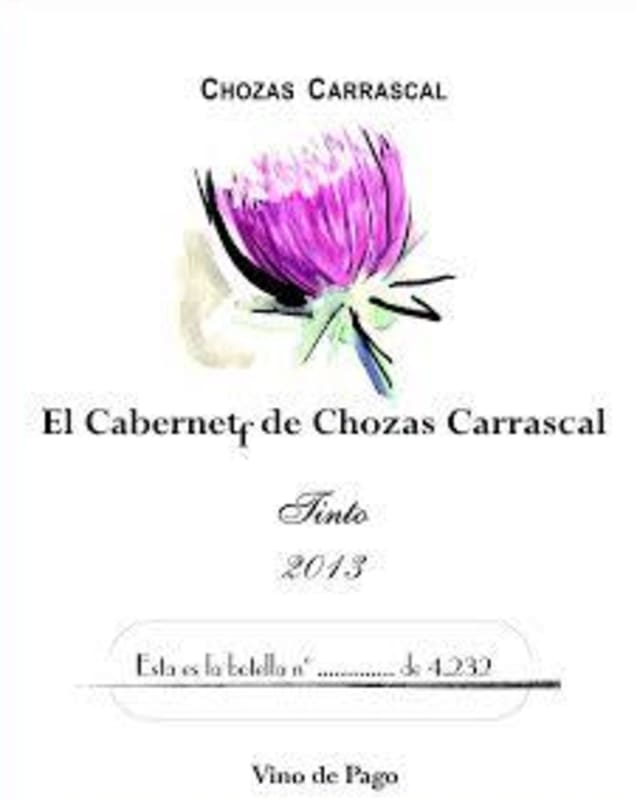 Carrascal Estate El Cabernet F Familiar 2013 Front Label