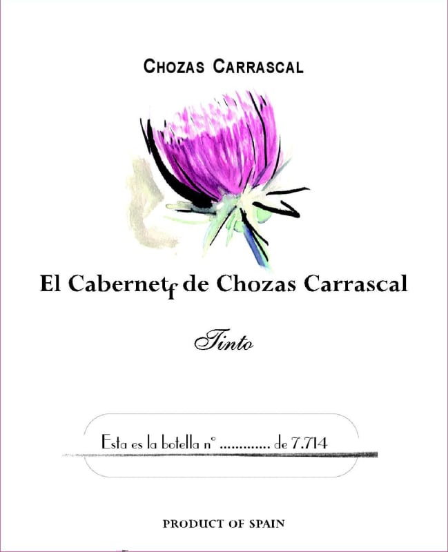 Carrascal Estate El Cabernet F Familiar 2008 Front Label