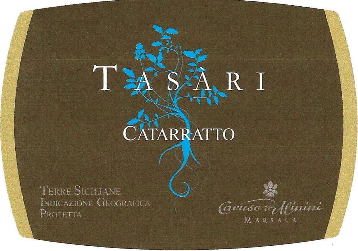 Caruso & Minini Terre Siciliane Tasari Catarratto 2013 Front Label