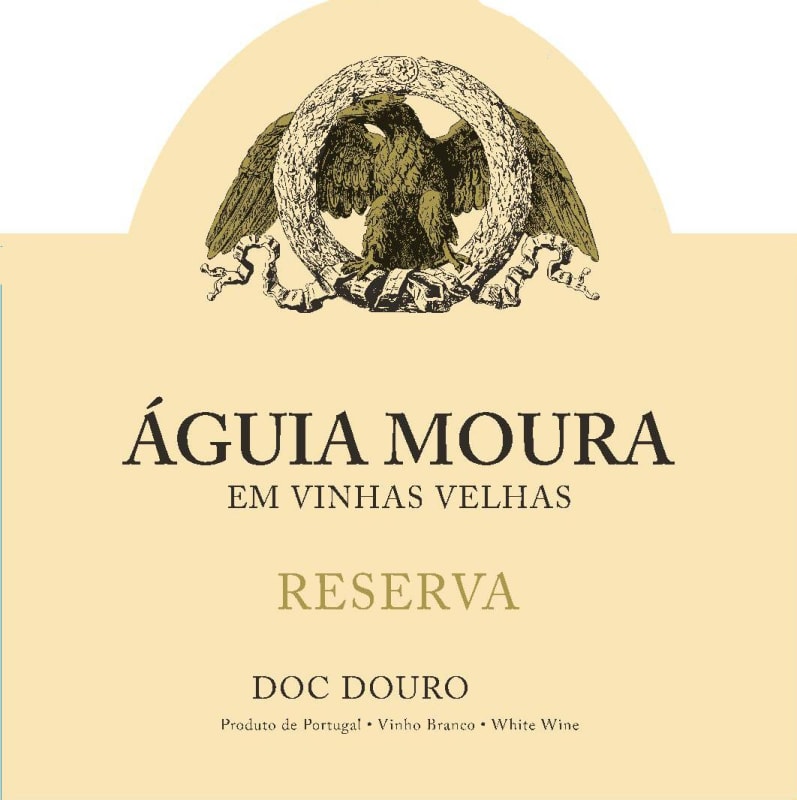 Casa Agricola Aguia de Moura em Vinhas Velhas Reserva Branco 2014 Front Label