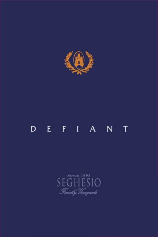 Seghesio Defiant Red Wine 2010 Front Label
