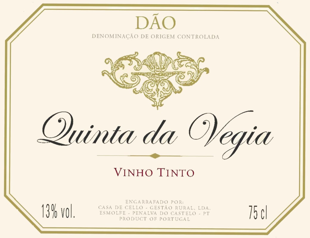 Casa de Cello Dao Quinta da Vegia 2007 Front Label